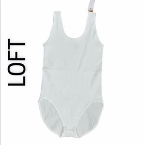 LOFT white Bodysuit